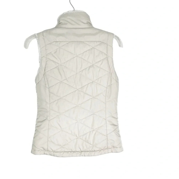 The North Face Reversible Mossbud Insulated Puffer Vest Beige Cream Size XS - Picture 3 of 14